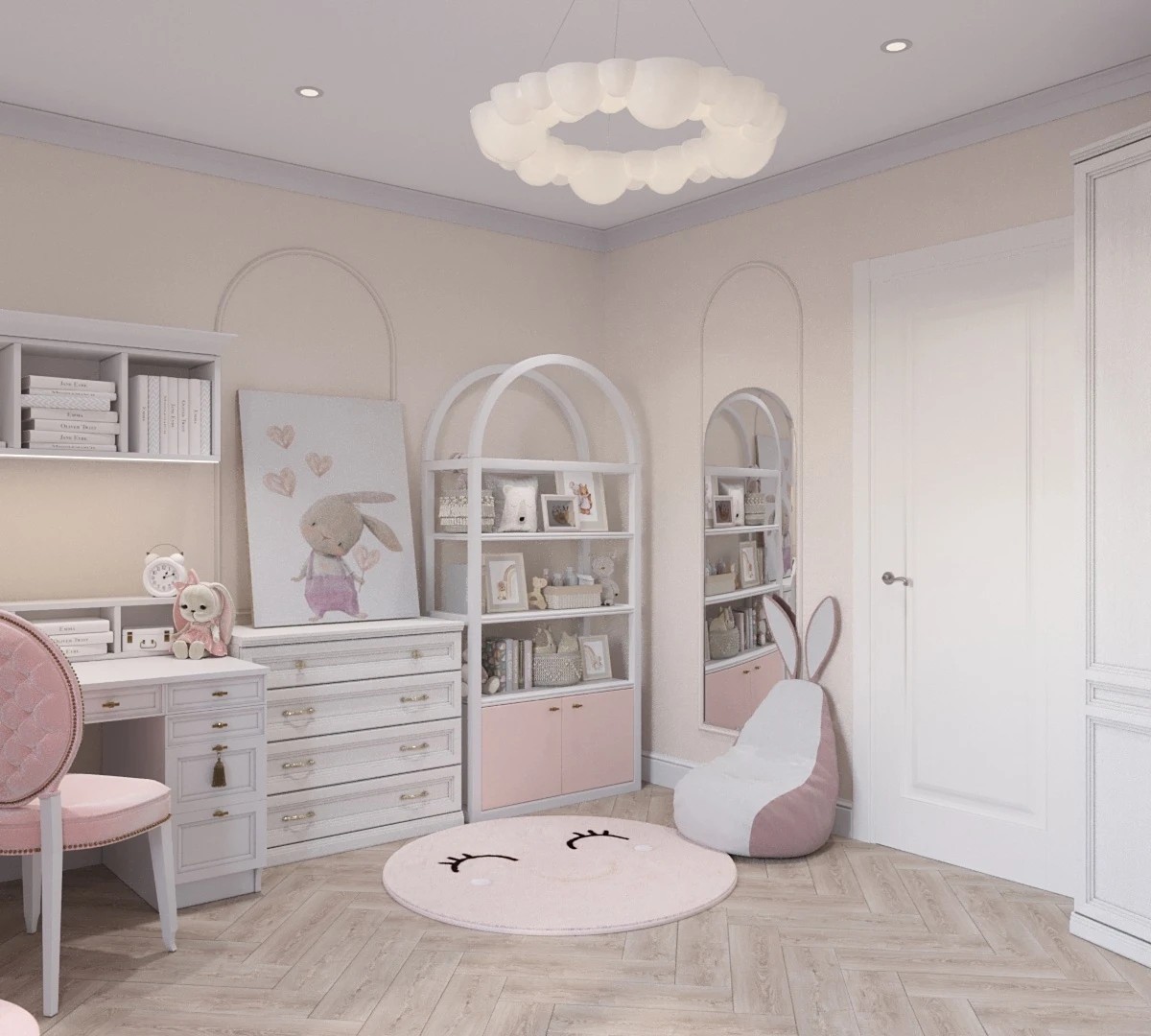 Детская комната для маленькой девочки