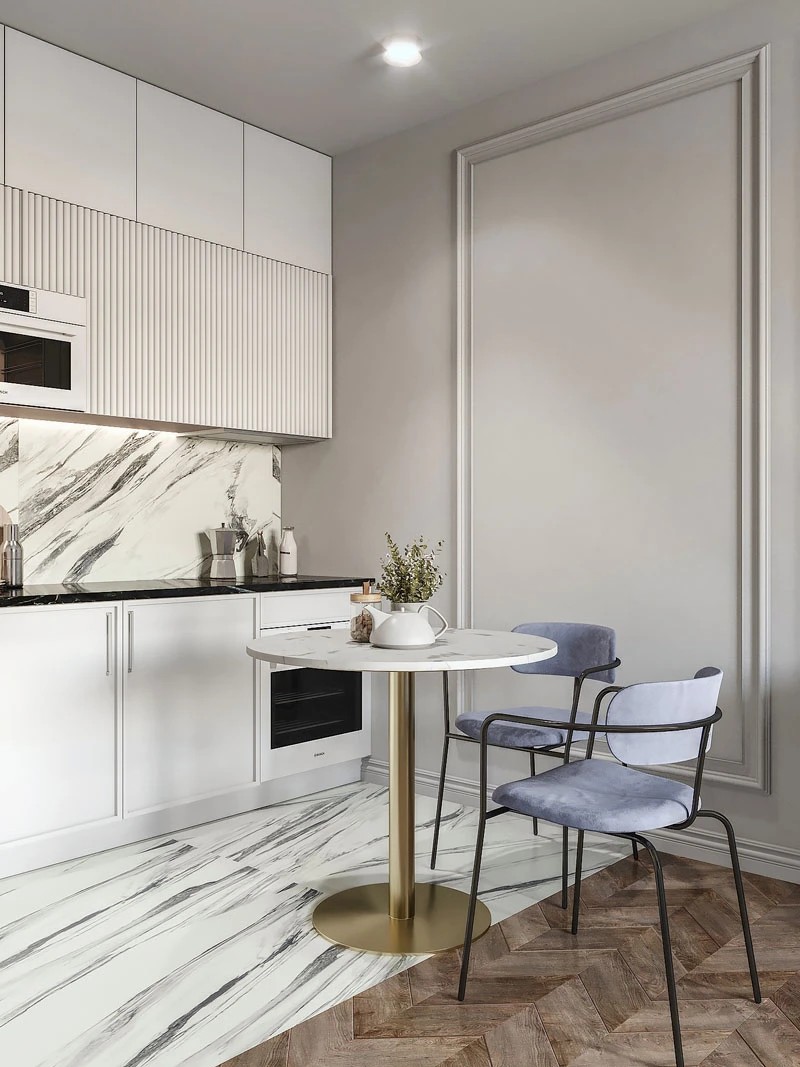 ЖК Уютный. Студия. Современная классика