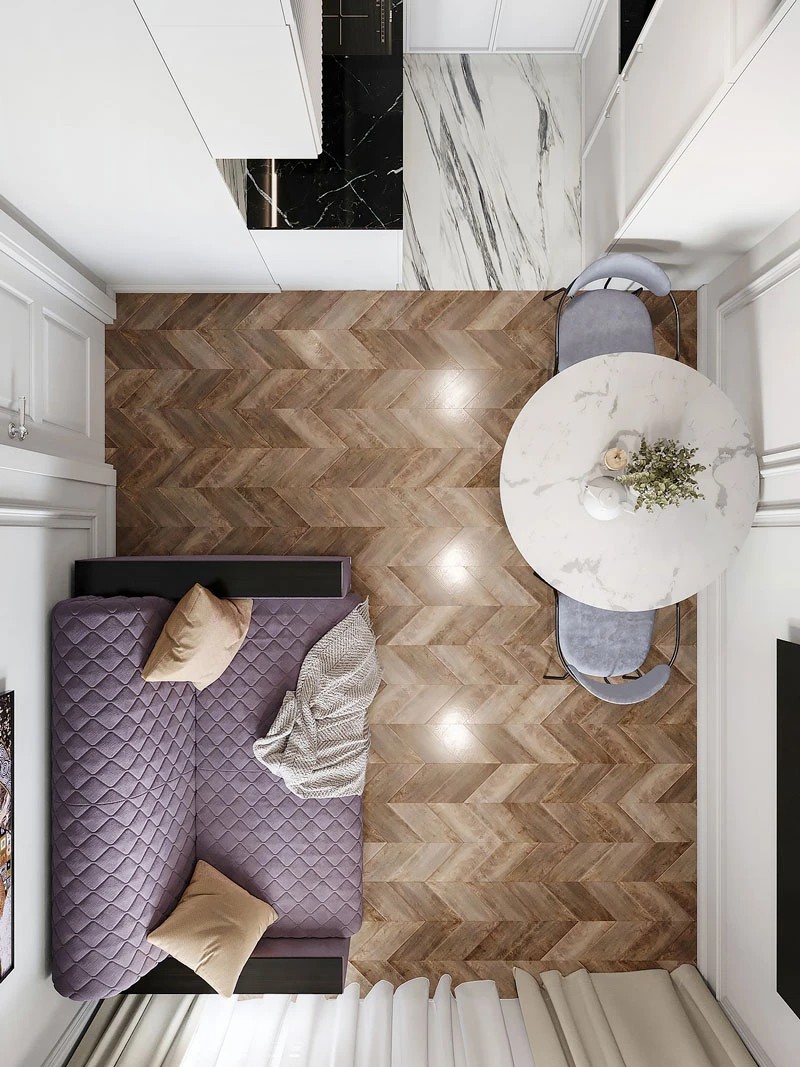 ЖК Уютный. Однокомнатная. Современная классика