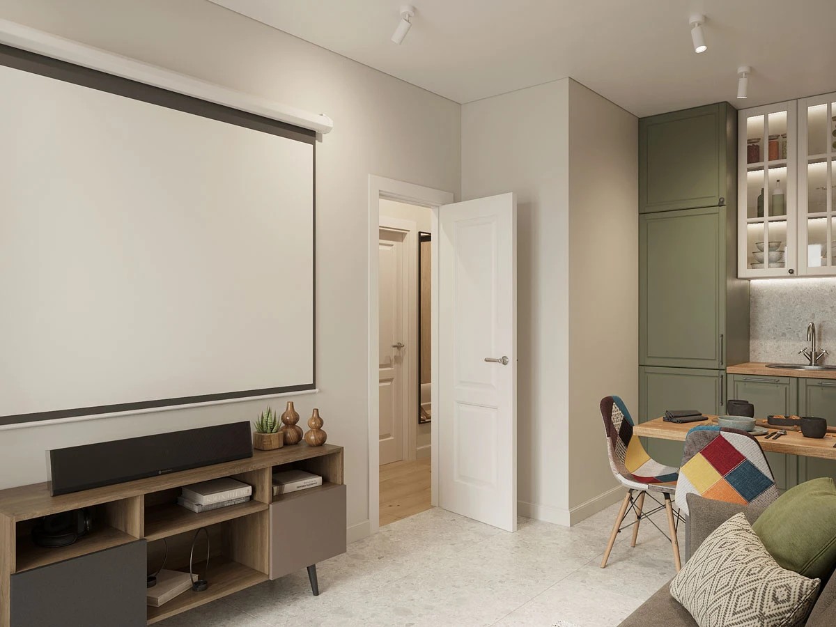 ЖК Уютный. Однокомнатная. Скандинавский стиль