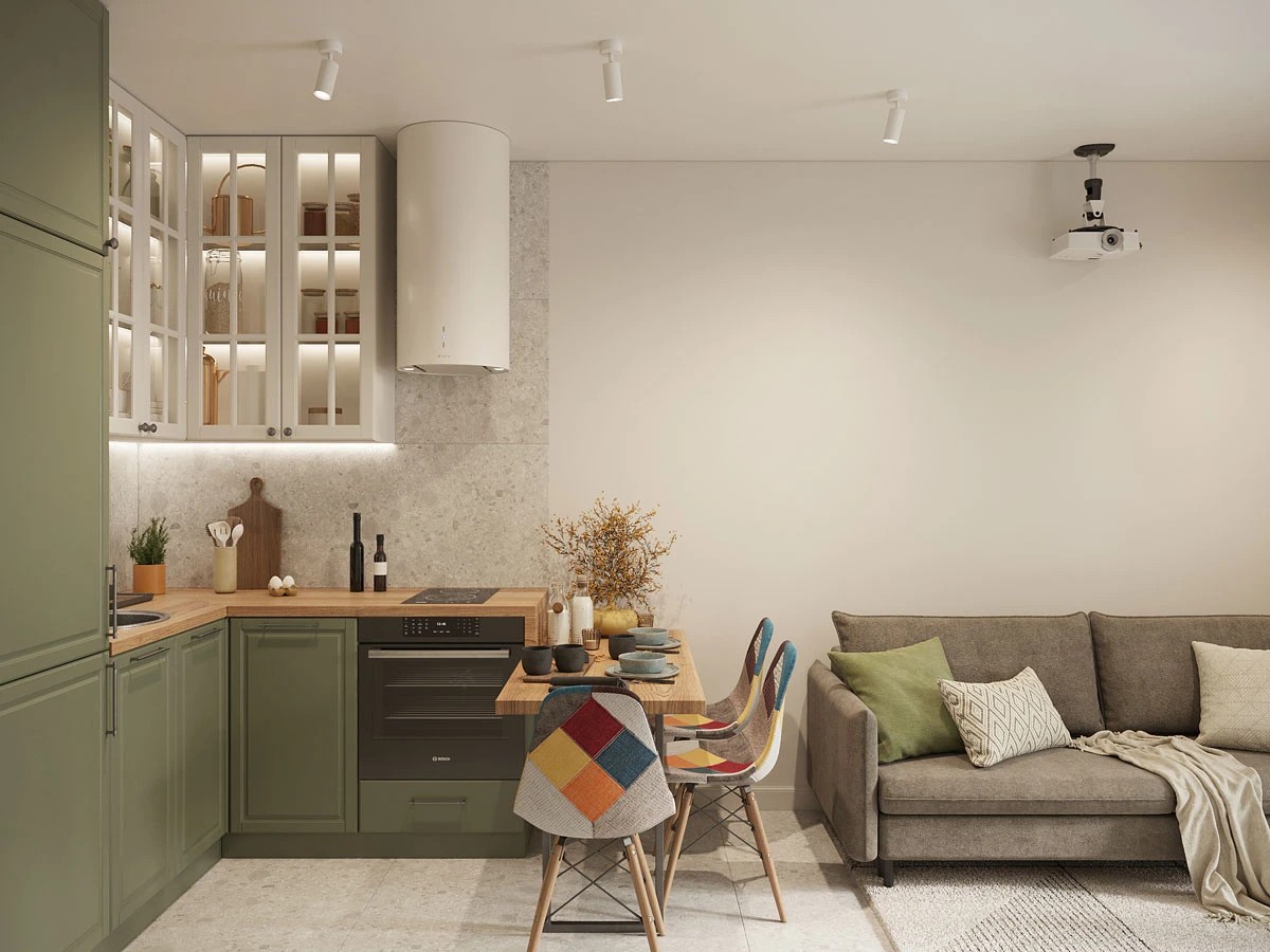 ЖК Уютный. Однокомнатная. Скандинавский стиль