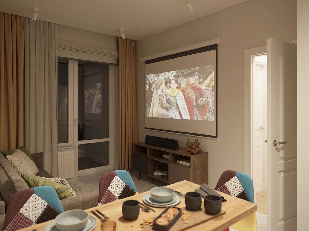 ЖК Уютный. Однокомнатная. Скандинавский стиль