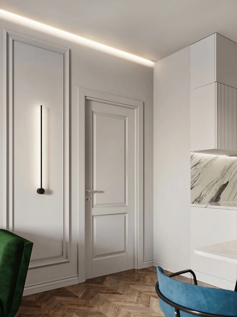 ЖК Уютный. Двухкомнатная. Современная классика