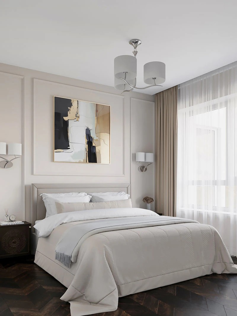 ЖК Уютный. Двухкомнатная. Современная классика