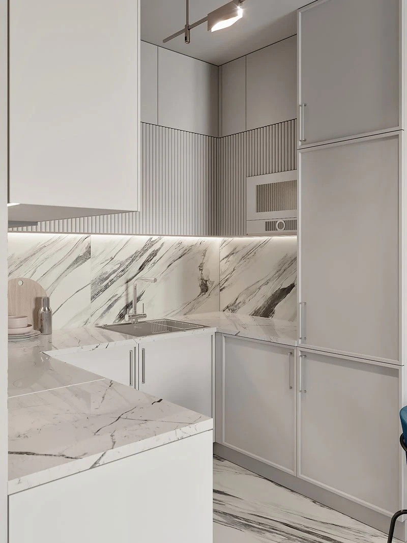 ЖК Уютный. Двухкомнатная. Современная классика