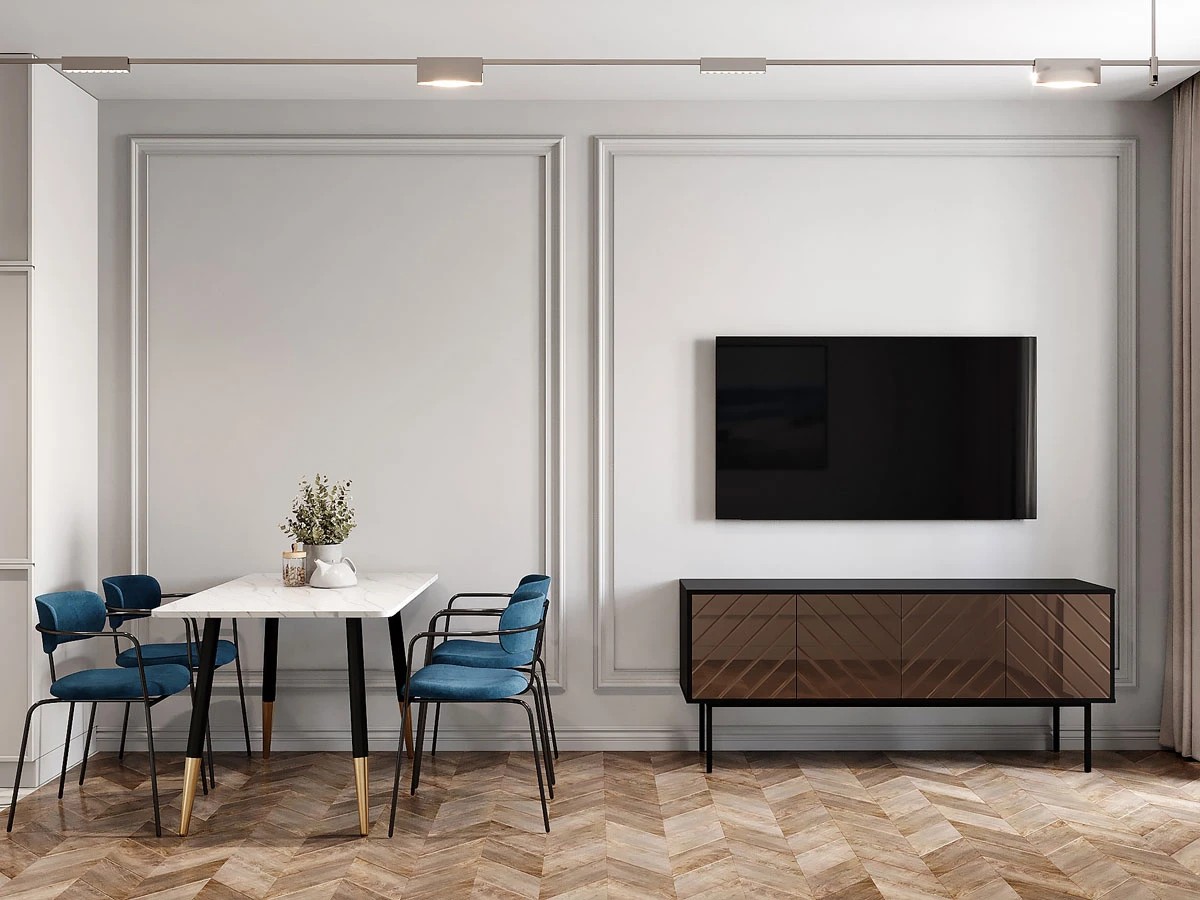 ЖК Уютный. Двухкомнатная. Современная классика