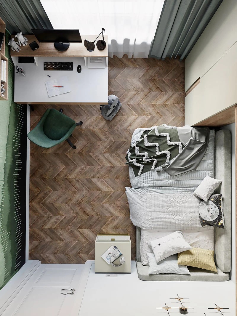 ЖК Уютный. Двухкомнатная. Современная классика