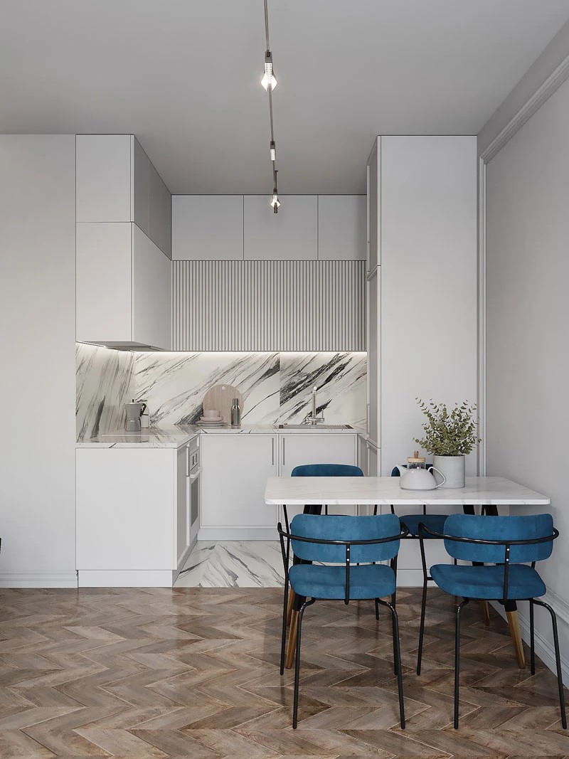 ЖК Уютный. Двухкомнатная. Современная классика