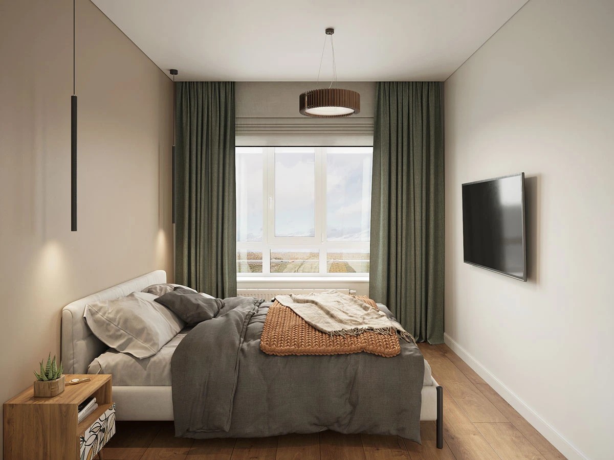 ЖК Уютный. Двухкомнатная. Скандинавский стиль