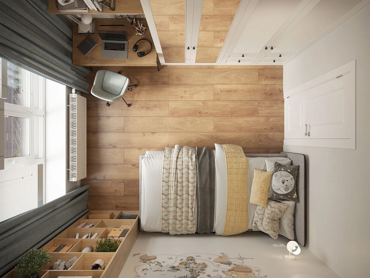 ЖК Уютный. Двухкомнатная. Скандинавский стиль