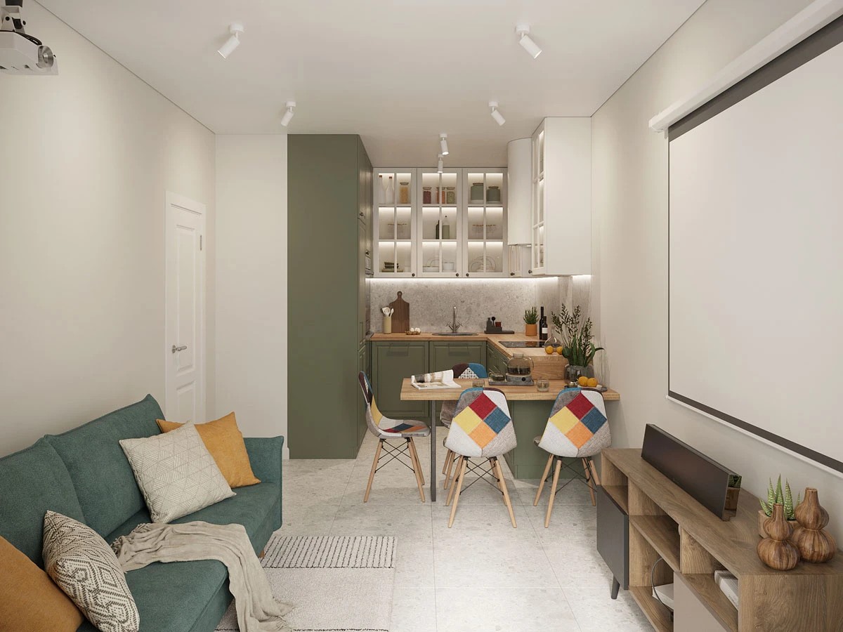 ЖК Уютный. Двухкомнатная. Скандинавский стиль