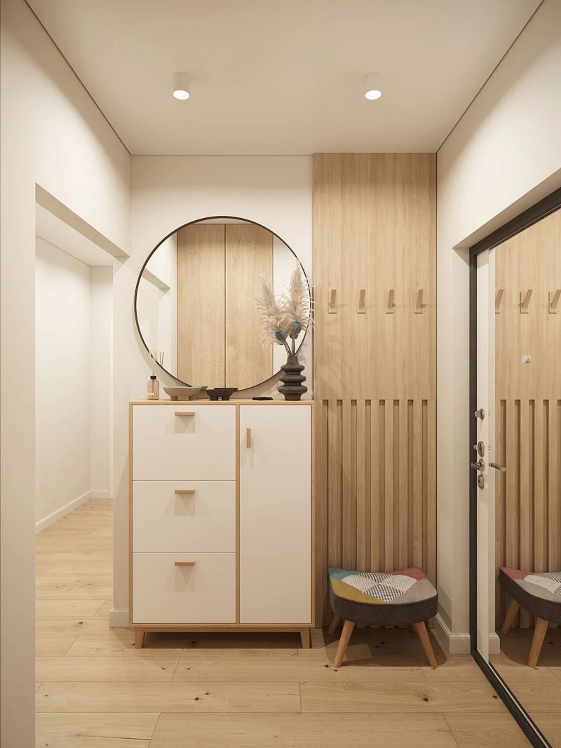 ЖК Уютный. Двухкомнатная. Скандинавский стиль