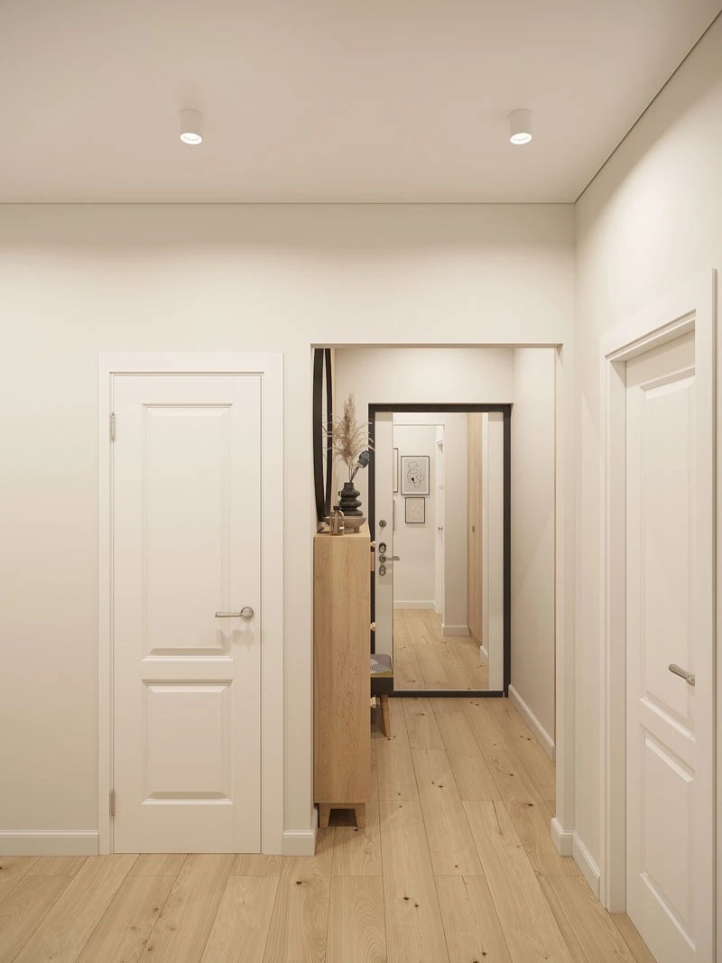 ЖК Уютный. Двухкомнатная. Скандинавский стиль