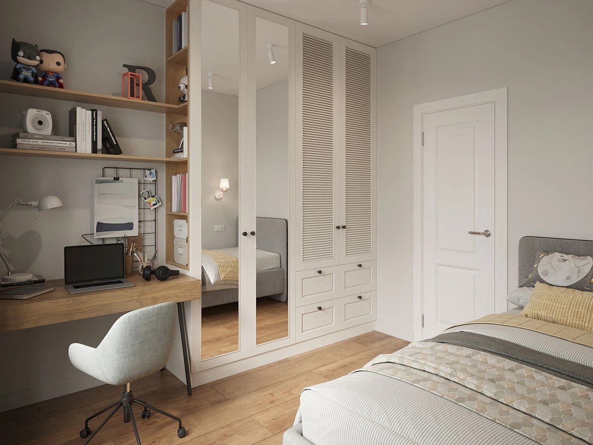 ЖК Уютный. Двухкомнатная. Скандинавский стиль