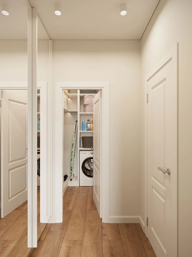 ЖК Уютный. Двухкомнатная. Скандинавский стиль