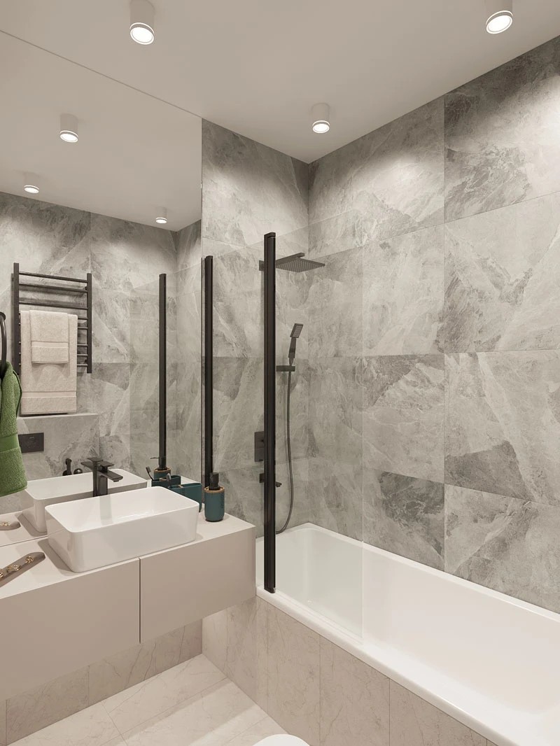 ЖК Уютный. Двухкомнатная. Современный стиль