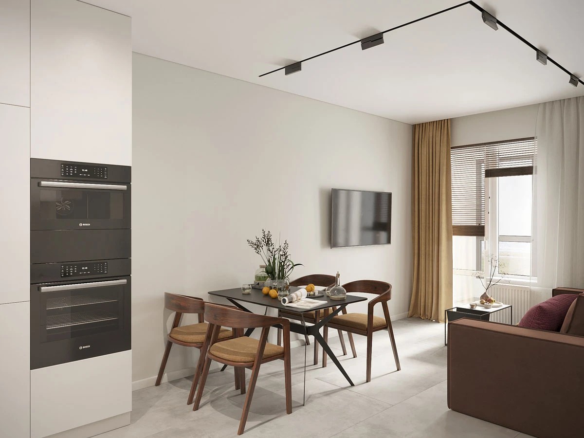 ЖК Уютный. Двухкомнатная. Современный стиль