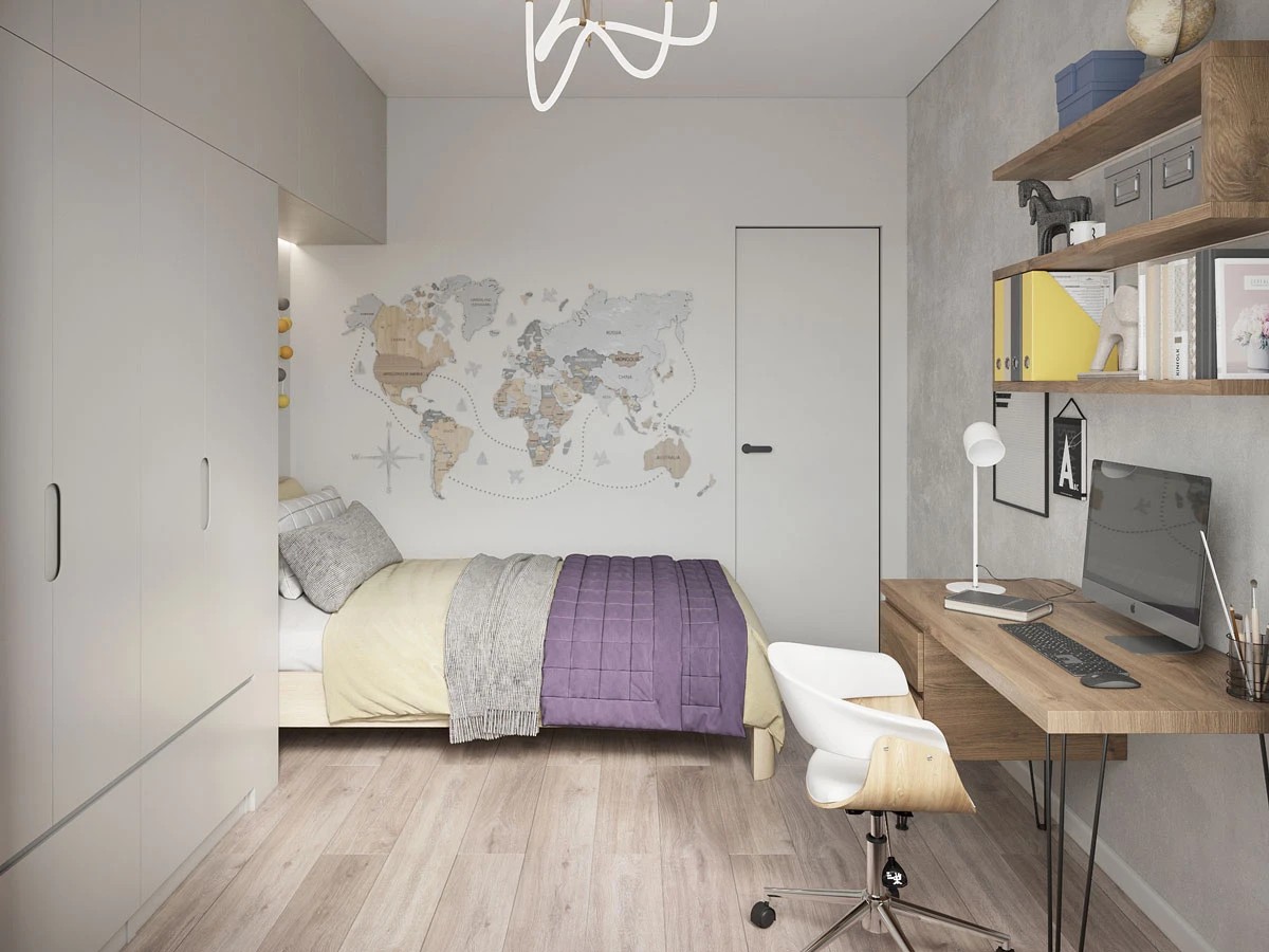 ЖК Уютный. Двухкомнатная. Современный стиль