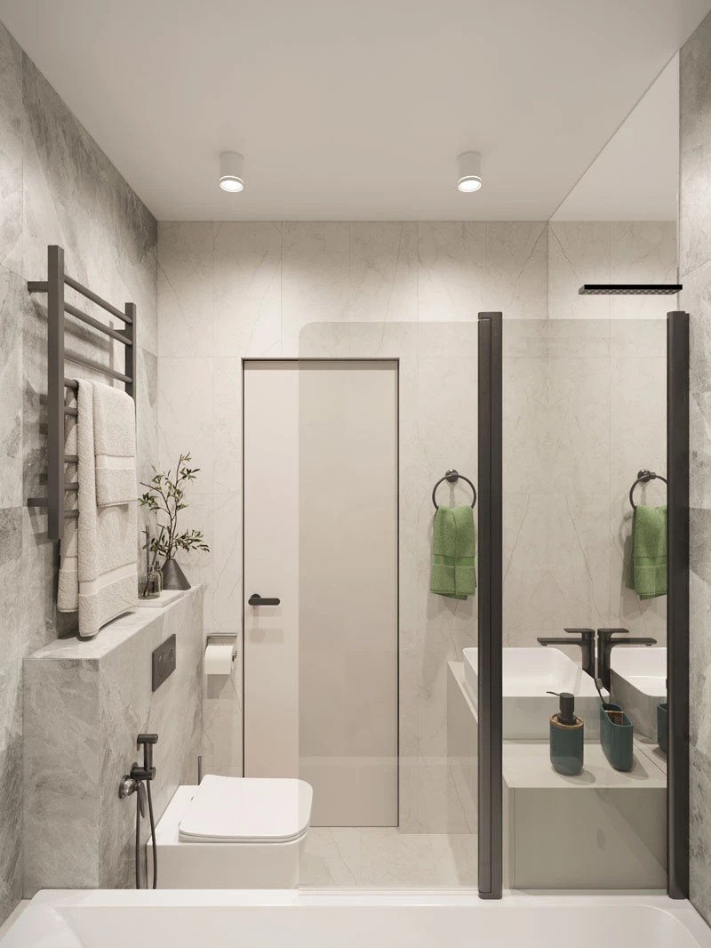 ЖК Уютный. Двухкомнатная. Современный стиль