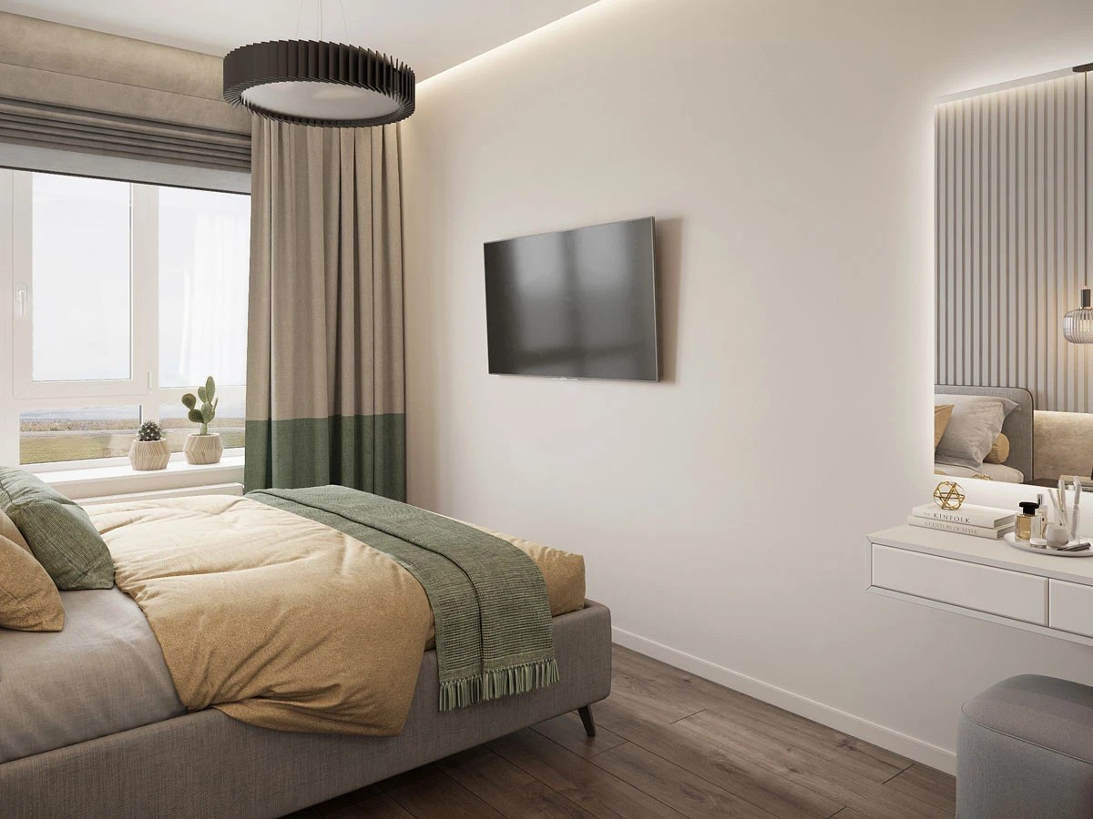 ЖК Уютный. Двухкомнатная. Современный стиль