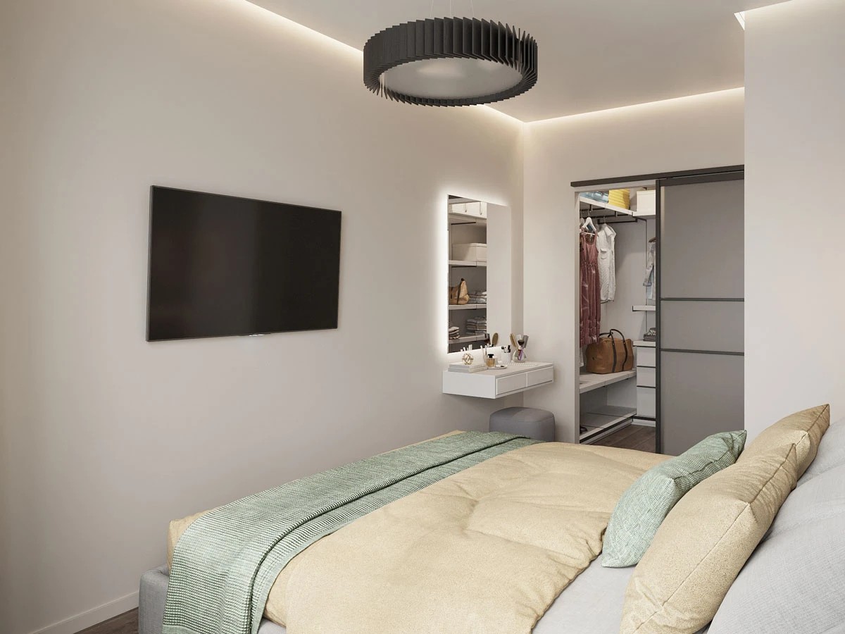 ЖК Уютный. Двухкомнатная. Современный стиль