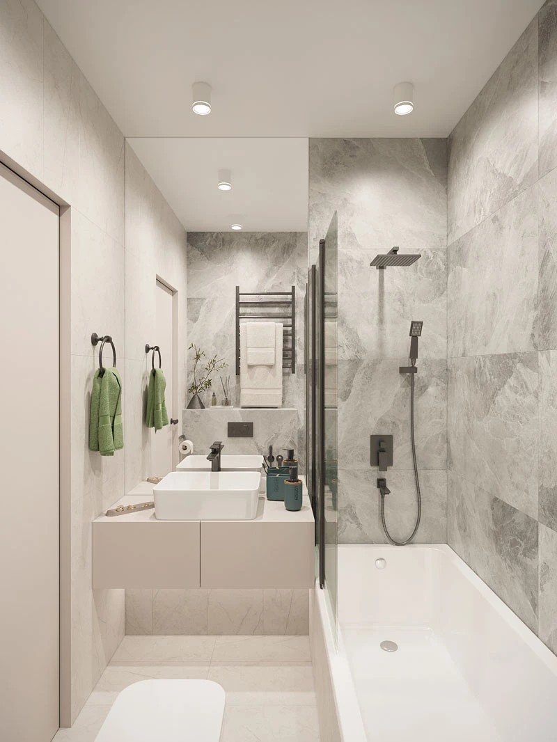 ЖК Уютный. Двухкомнатная. Современный стиль