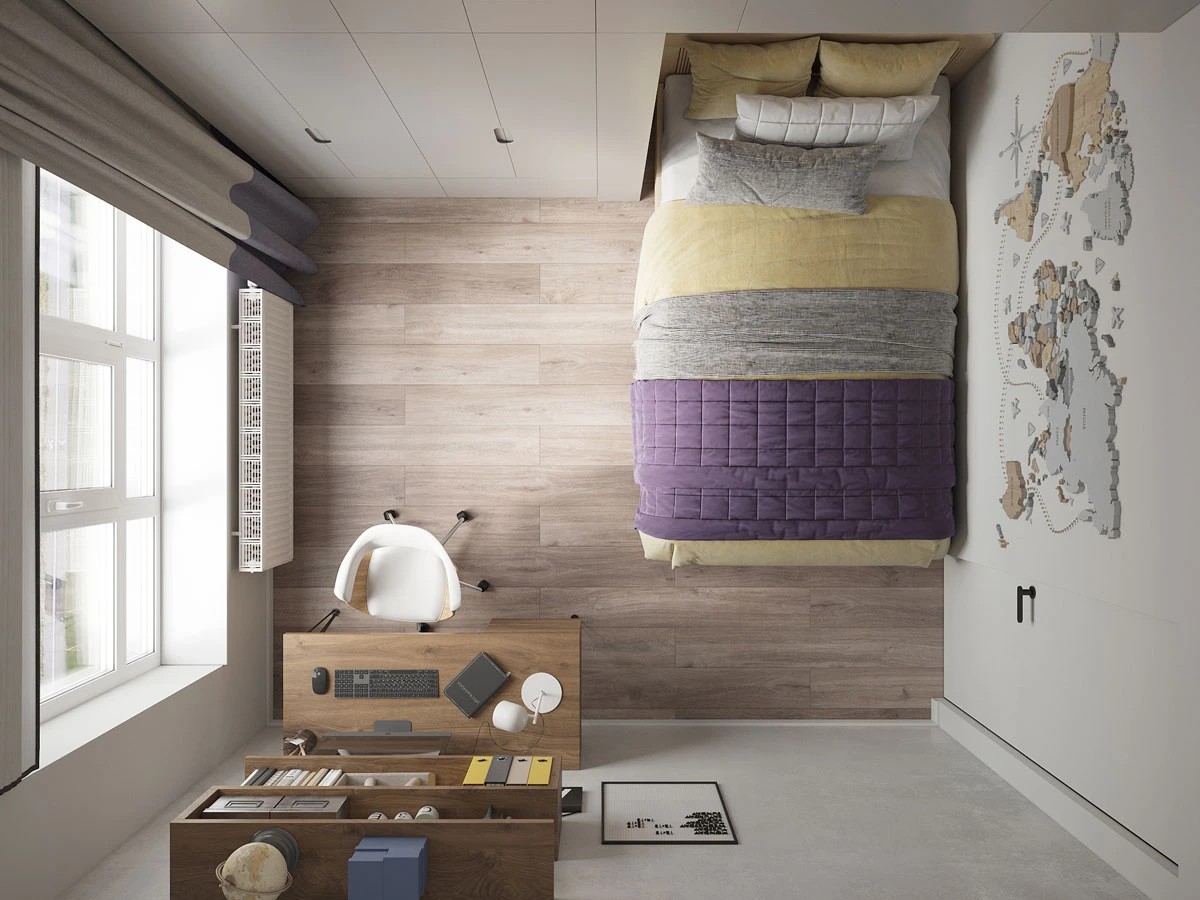 ЖК Уютный. Двухкомнатная. Современный стиль