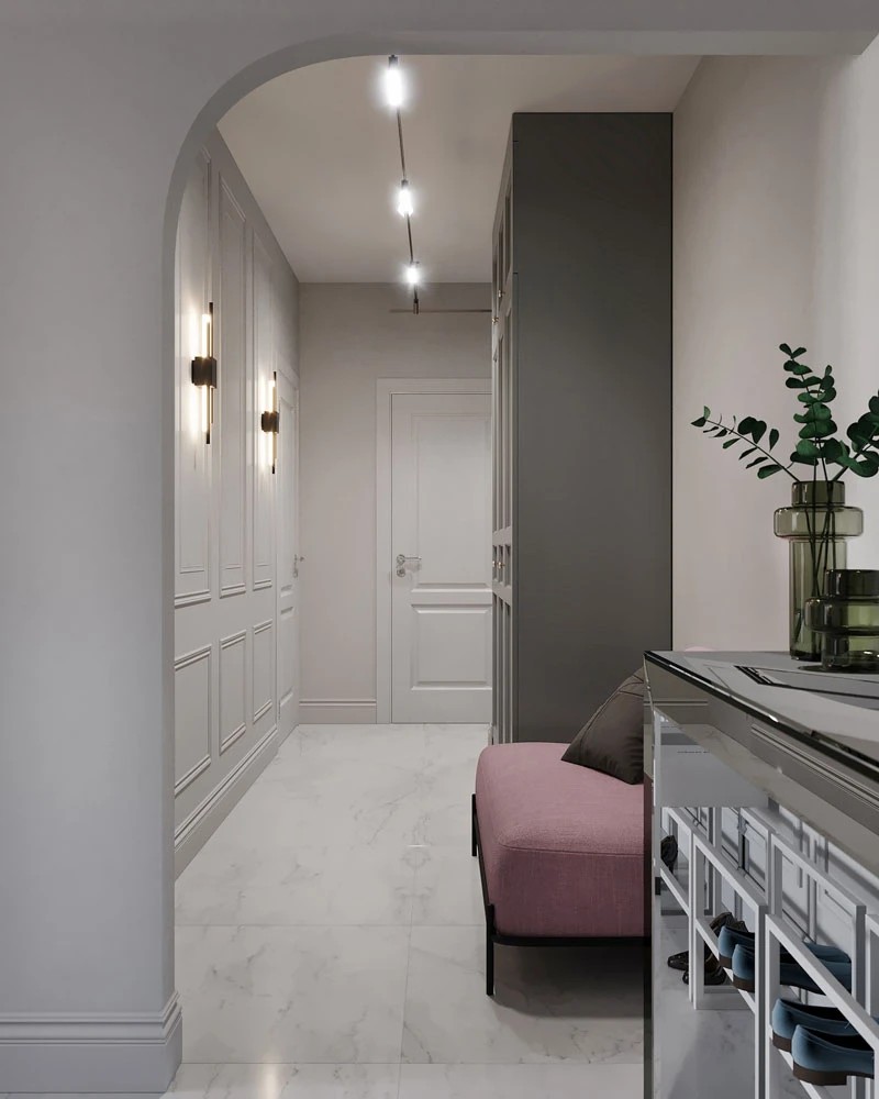 ЖК Уютный. Трехкомнатная. Современная классика