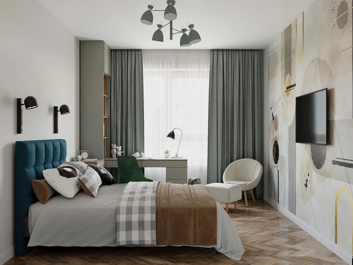 ЖК Уютный. Трехкомнатная. Современная классика