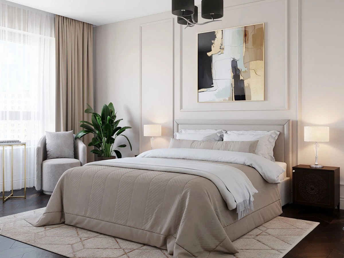 ЖК Уютный. Трехкомнатная. Современная классика