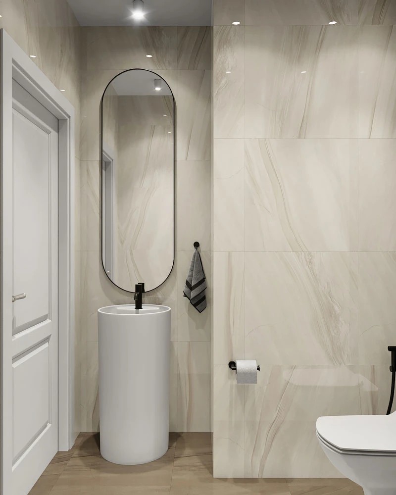 ЖК Уютный. Трехкомнатная. Современная классика