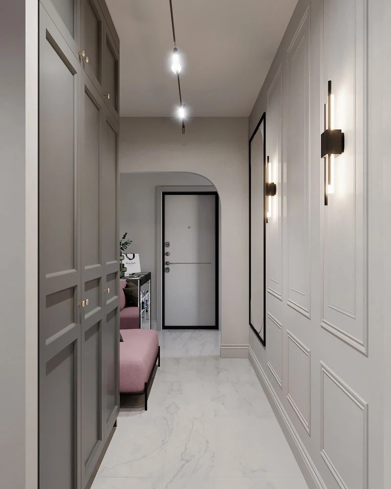 ЖК Уютный. Трехкомнатная. Современная классика