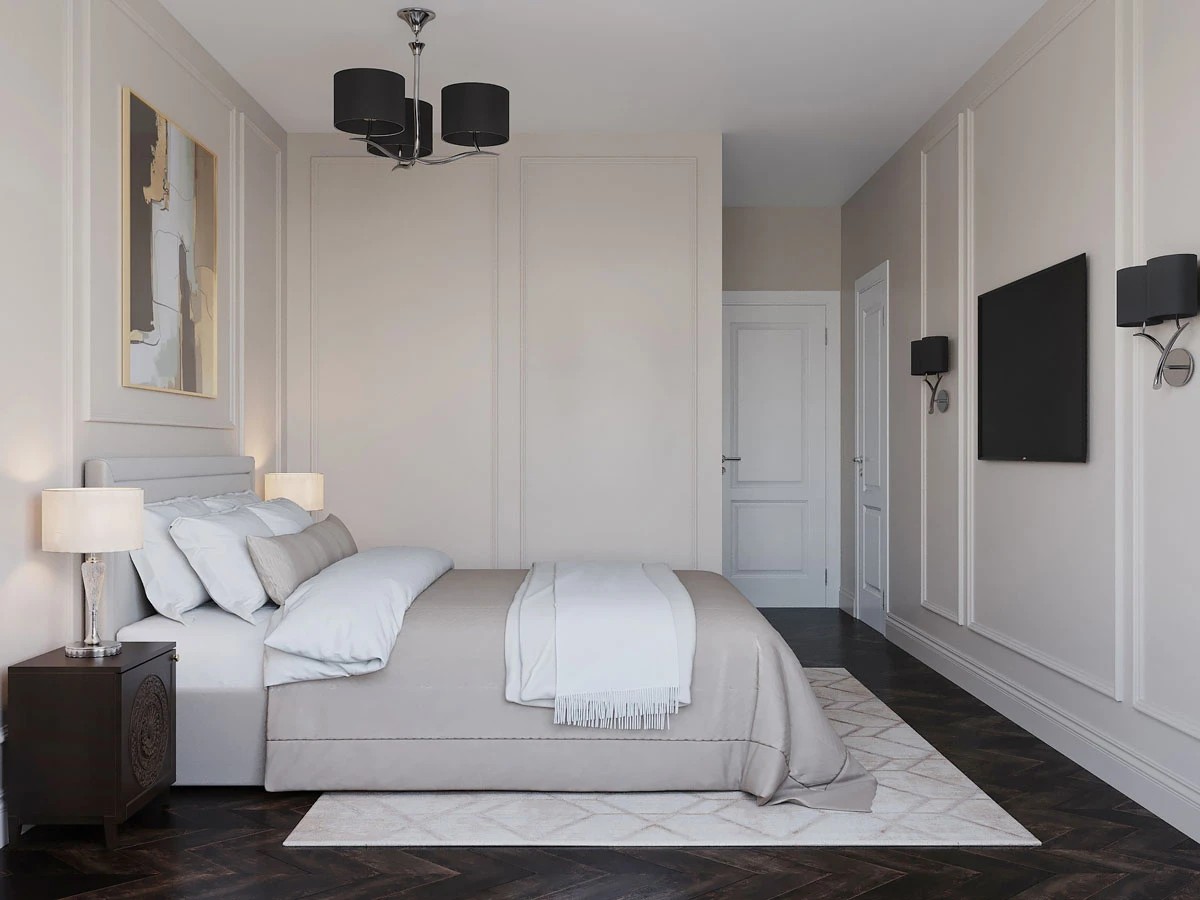 ЖК Уютный. Трехкомнатная. Современная классика