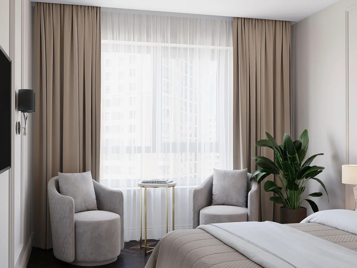 ЖК Уютный. Трехкомнатная. Современная классика