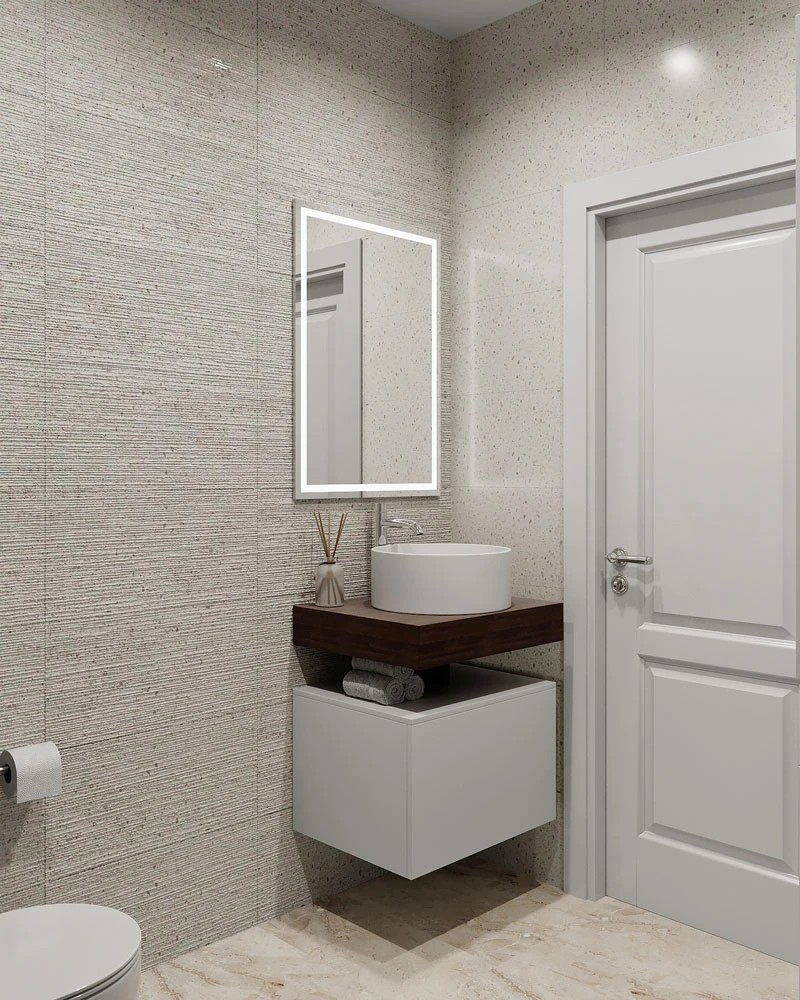 ЖК Уютный. Трехкомнатная. Современная классика