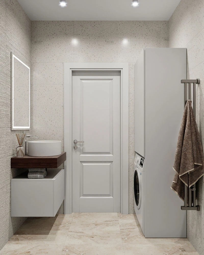 ЖК Уютный. Трехкомнатная. Современная классика