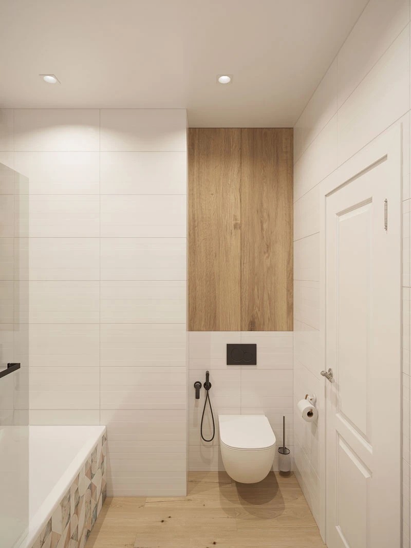 ЖК Уютный. Трехкомнатная. Скандинавский стиль