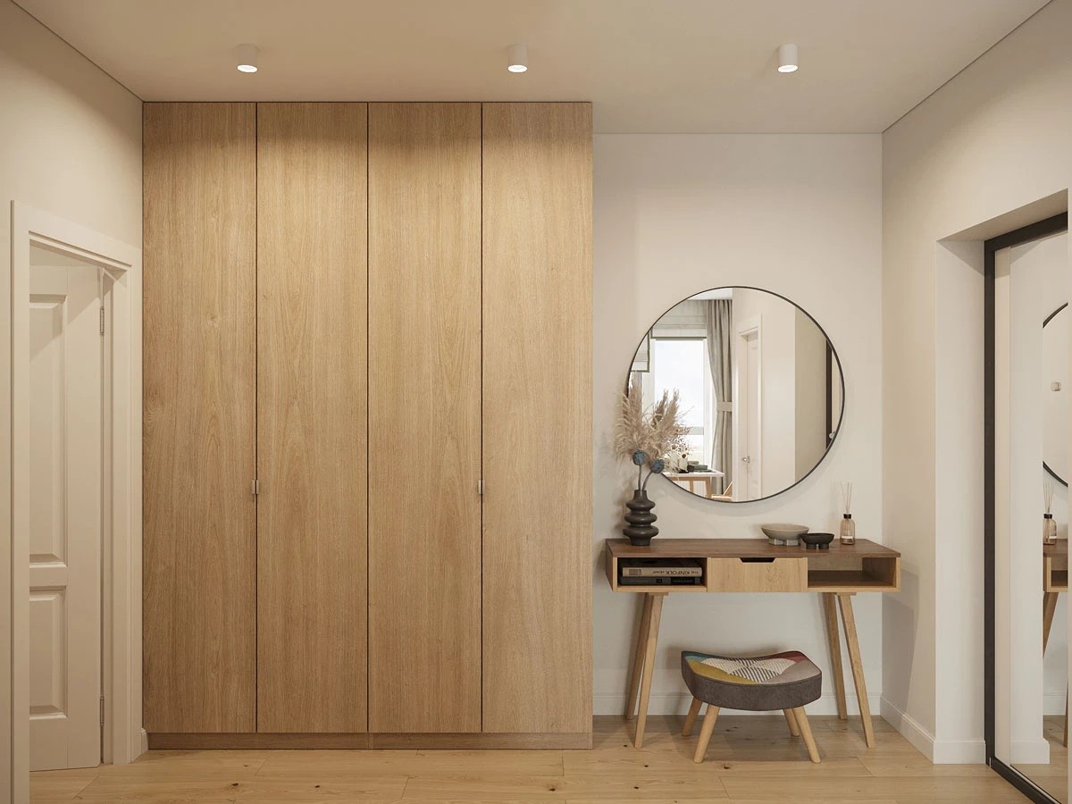 ЖК Уютный. Трехкомнатная. Скандинавский стиль