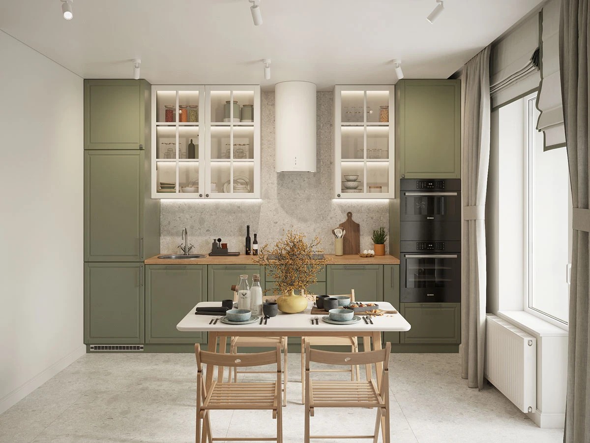 ЖК Уютный. Трехкомнатная. Скандинавский стиль