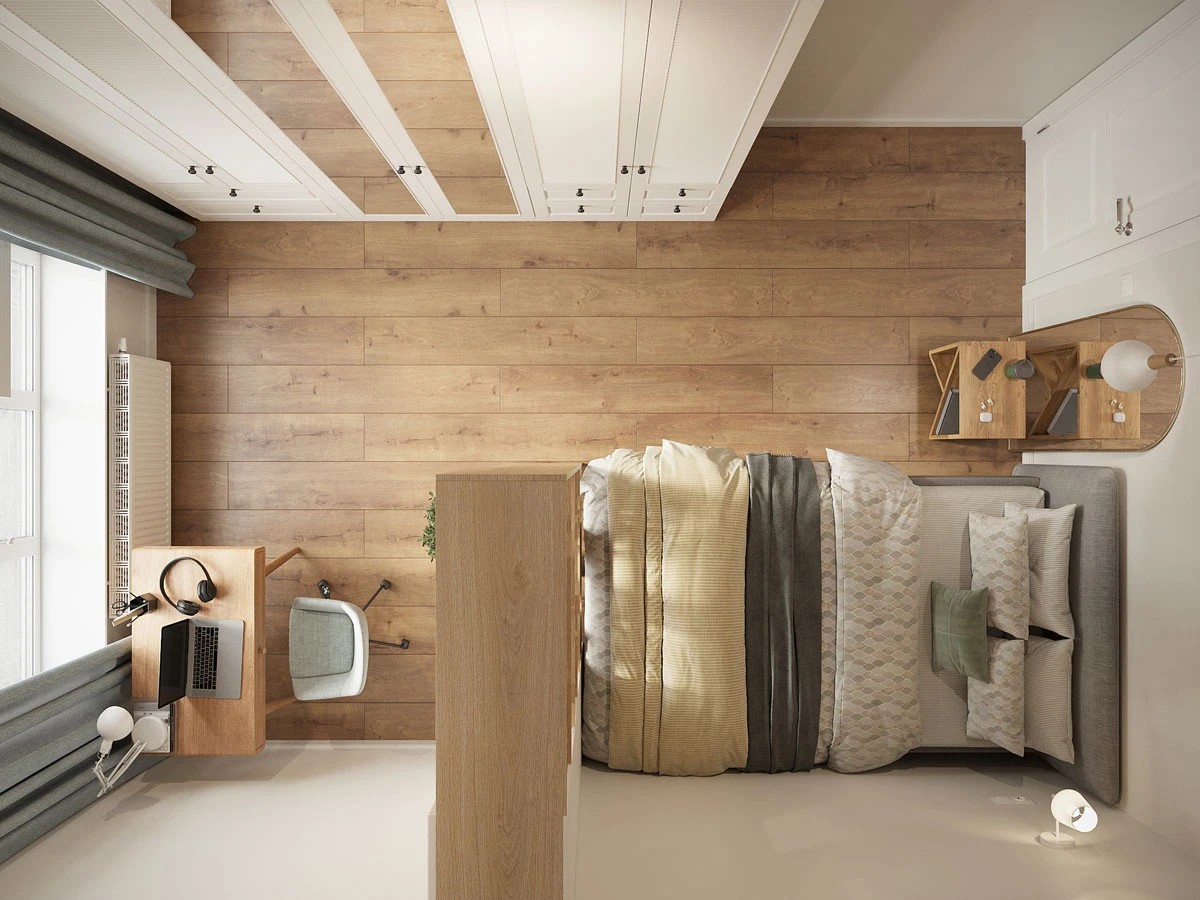 ЖК Уютный. Трехкомнатная. Скандинавский стиль