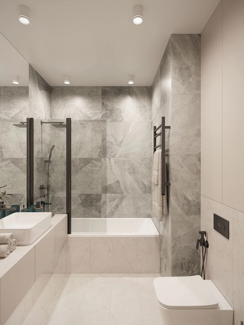 ЖК Уютный. Трехкомнатная. Современный стиль