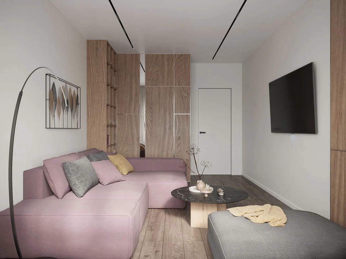 ЖК Уютный. Трехкомнатная. Современный стиль