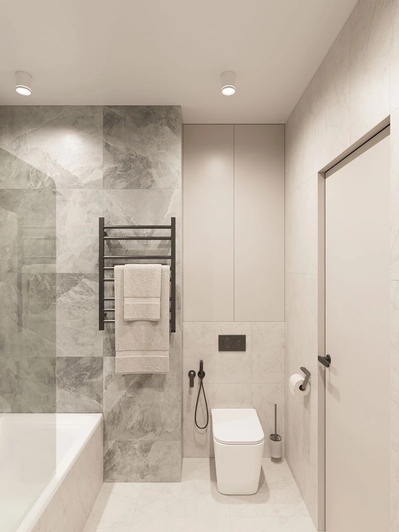 ЖК Уютный. Трехкомнатная. Современный стиль