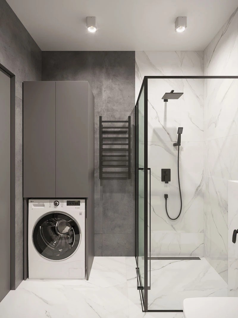 ЖК Уютный. Трехкомнатная. Современный стиль