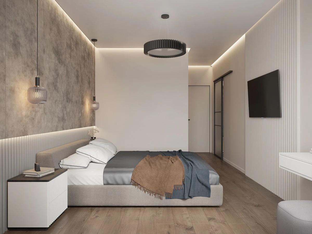 ЖК Уютный. Трехкомнатная. Современный стиль