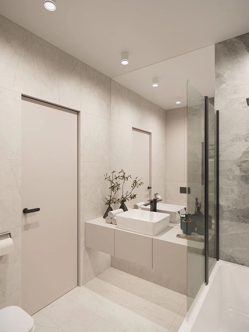 ЖК Уютный. Трехкомнатная. Современный стиль