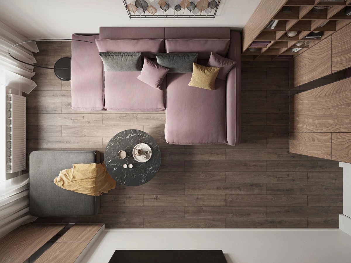 ЖК Уютный. Трехкомнатная. Современный стиль