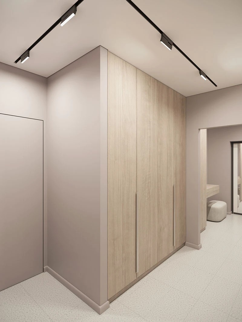 ЖК Уютный. Трехкомнатная. Современный стиль