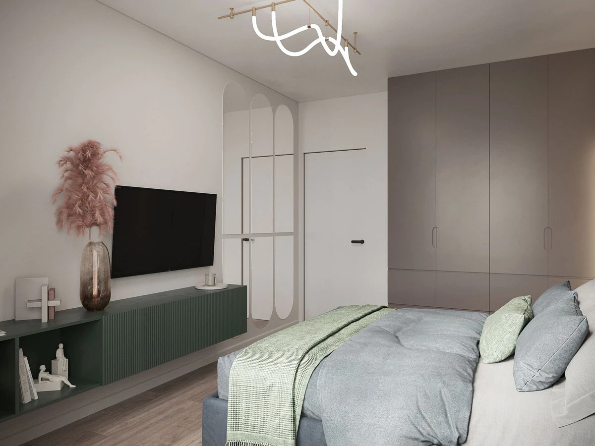 ЖК Уютный. Трехкомнатная. Современный стиль