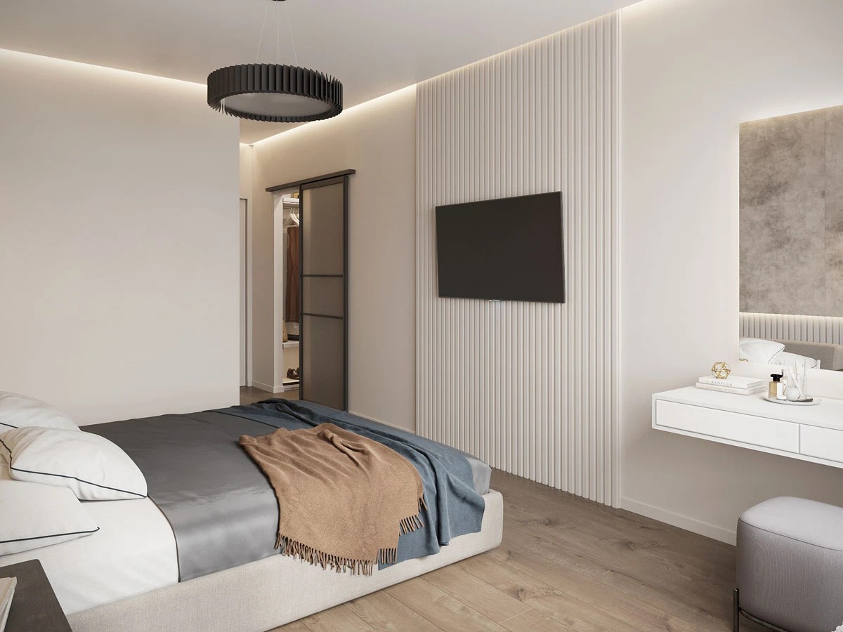 ЖК Уютный. Трехкомнатная. Современный стиль